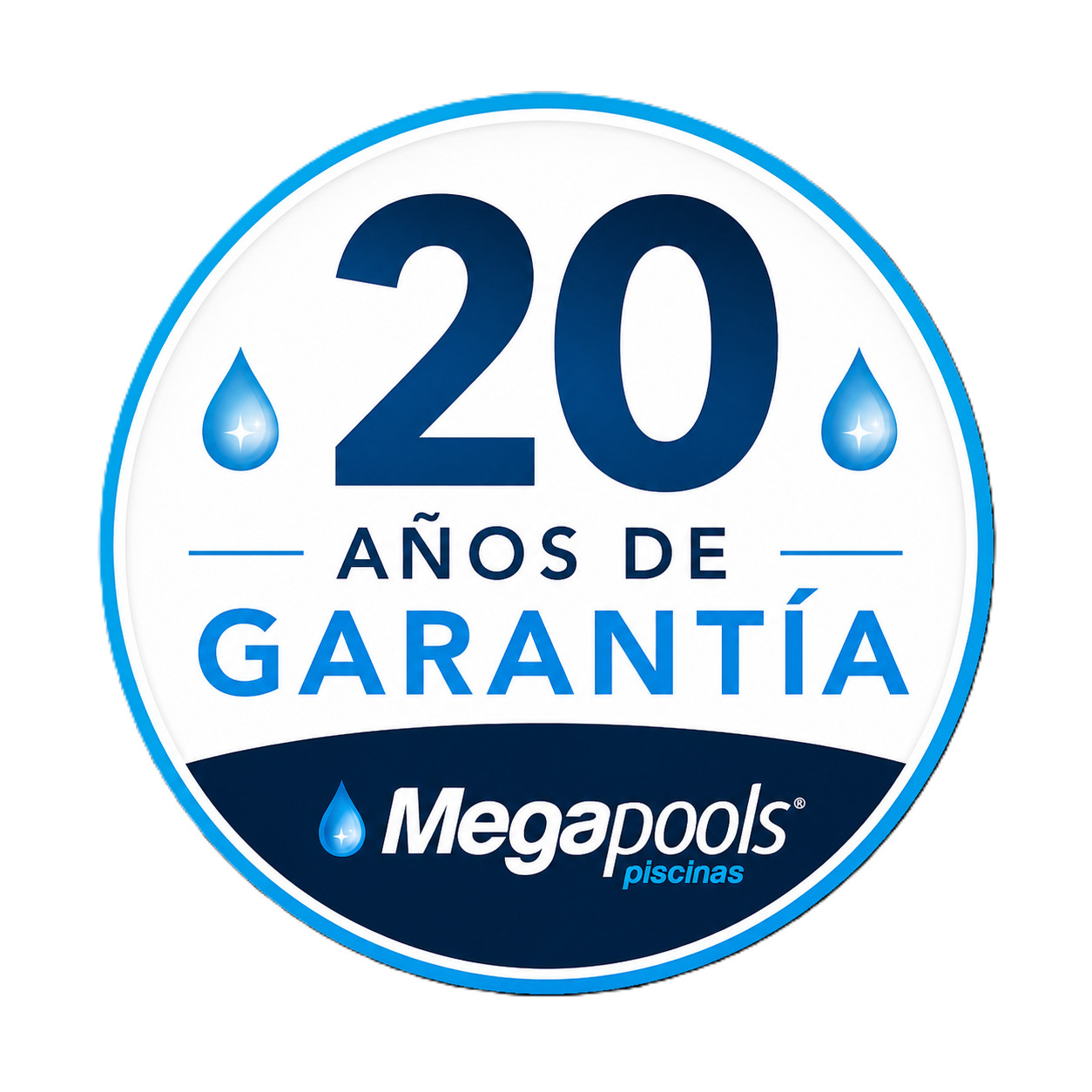 Megapools — 20 años de garantía